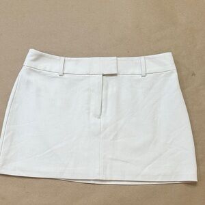 Glassons Sand Colored Lined Mini Skirt Size 10
